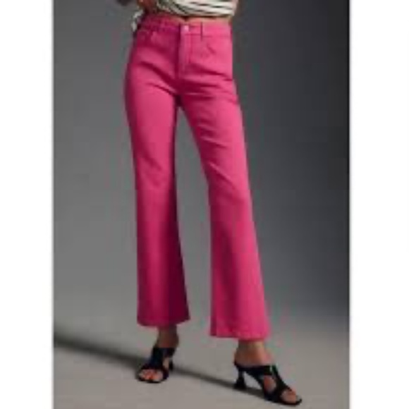 Brand New Pilcro The Yaya Mid-Rise Crop Glare Jeans - Picture 6 of 16